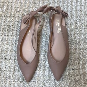 Nanette Lenore Ariel Slingback Shoes, Size 9M